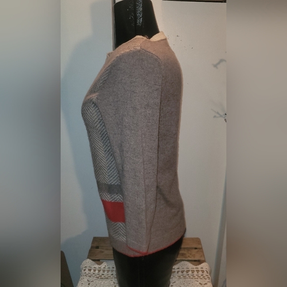 Telluride Clothing Co Merino Wool Striped Hem Sweater M - Picture 5 of 6